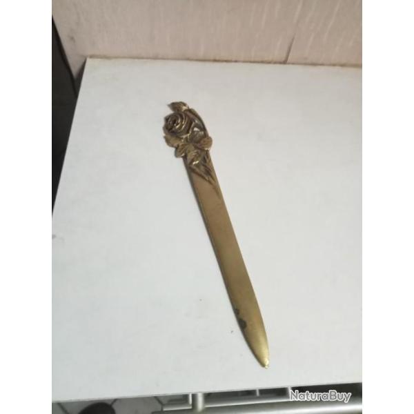 ouvre lette en laiton ou bronze longueur 25 cm
