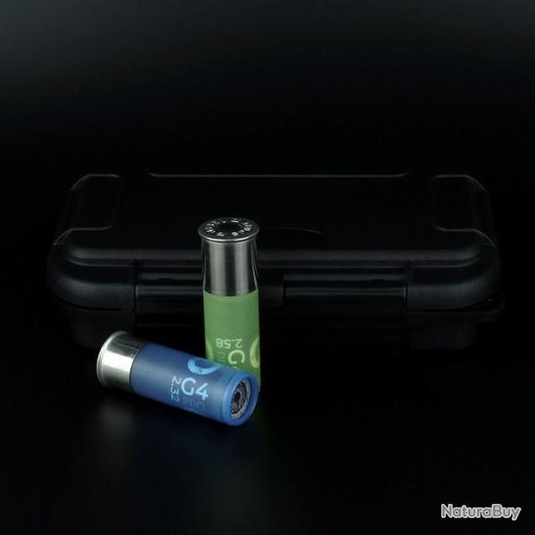 Coffret de 4+3 cartouches inertes de manipulation �quilibr�es et lest�es - C4MO G4-PRO 2.29 et 2.58