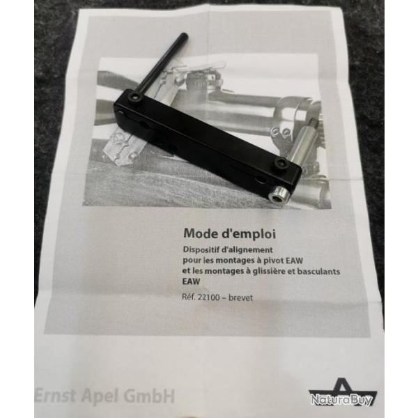 Dispositif d'Alignement pour Montage � Pivot et Montages � Glissi�re et Basculants EAW