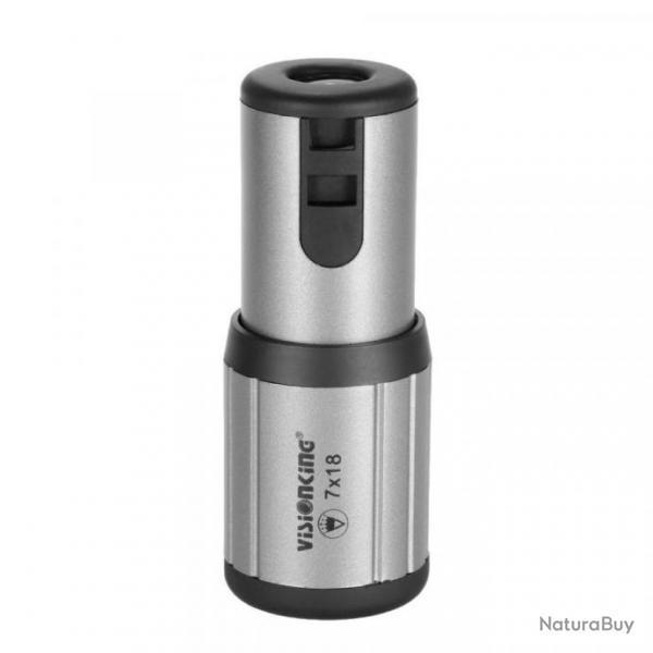 MINI MONOCULAIRE RETRACTABLE 7x18 VISIONKING - LIVR�  AVEC SACOCHE DE TRANSPORT - LIVRAISON GRATUITE