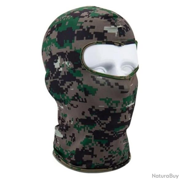 CAGOULE TACTIQUE RESPIRANTE - CHASSE MOTO AIRSOFT - WOODLAND NUMERIQUE - LIVRAISON GRATUITE