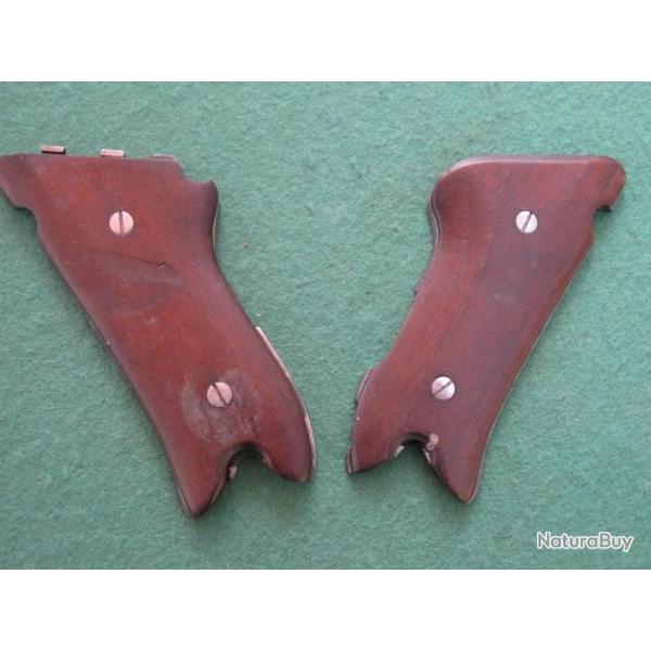 Paire de plaquette pour P .08  / pour adaptation de la Crosse IDEAL HOLSTER US Los Angeles