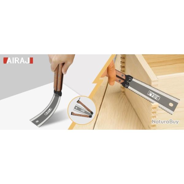 Scie A Main Pliable Coupe Fine Grossi�re 300 mm 45� 90� Travaux Jardin Bricolage Bois Compacte Utile