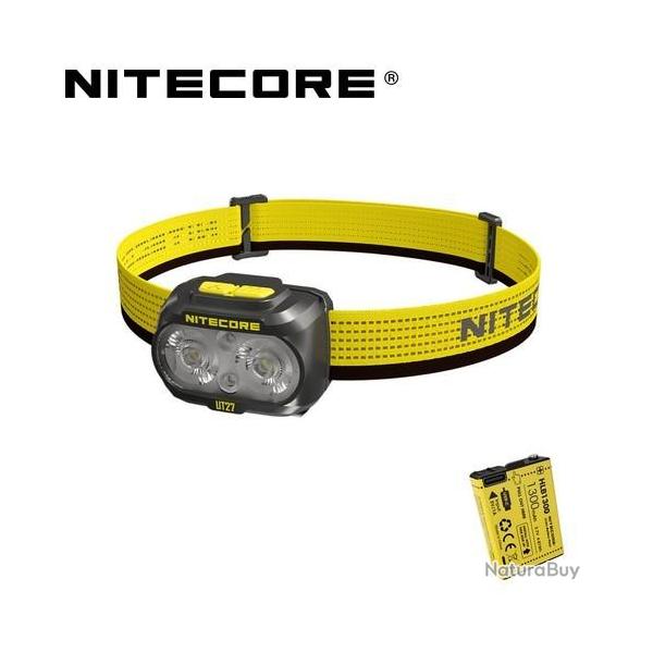 Lampe Frontale Nitecore UT27 NEW - 800 Lumens - Noire