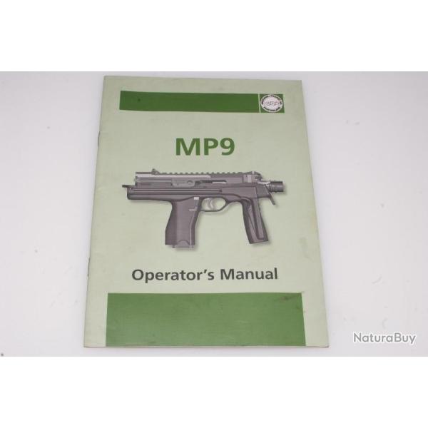 BRUGGER et THOMET MP9: manuel