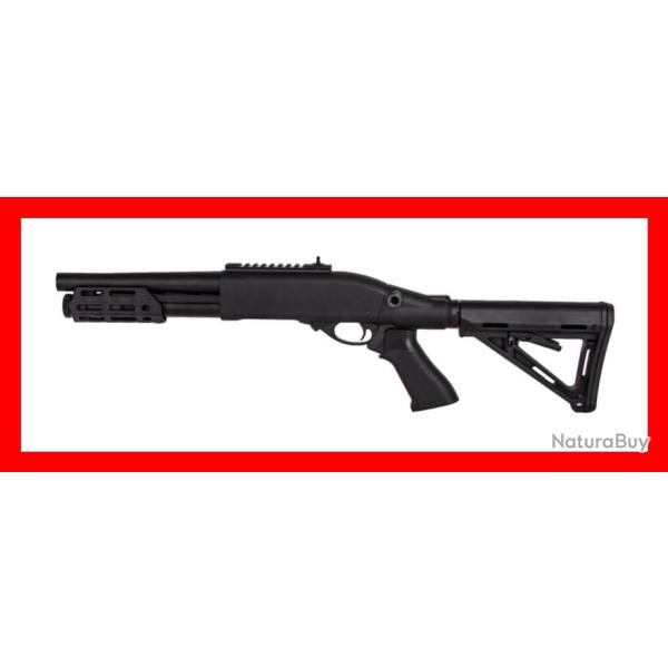 REPLIQUE FUSIL A POMPE M870 AVEC CROSSE GOLDEN EAGLE A GAZ