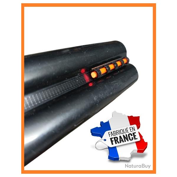 Guidon FLUOVIZ fibre optique fluo rouge (Guide, viseur, pointeur, mire, aide � la vis�e, hausse...)