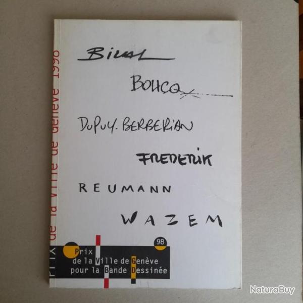 Prix de la Ville de Genve pour la Bande Dessine, 1998