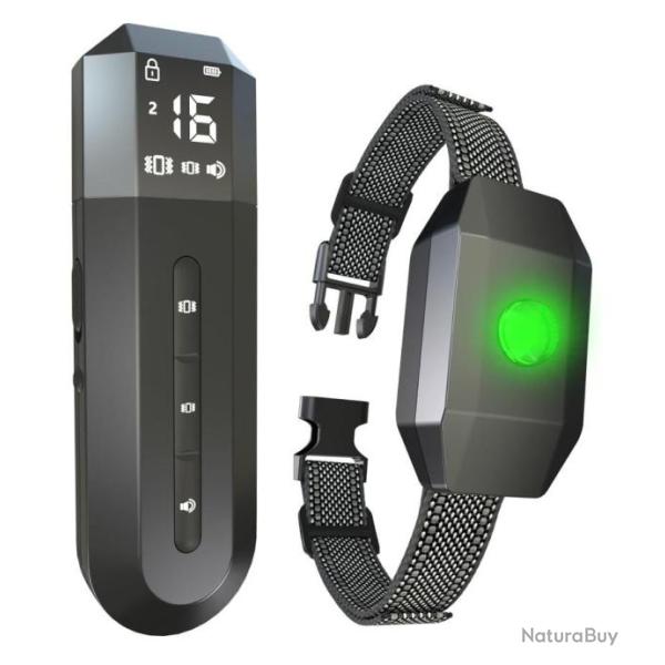 Collier de Dressage pour Chien sans Choc Statique Sonore Vibration Nouvelle Loi 2023 Port�e 2000m