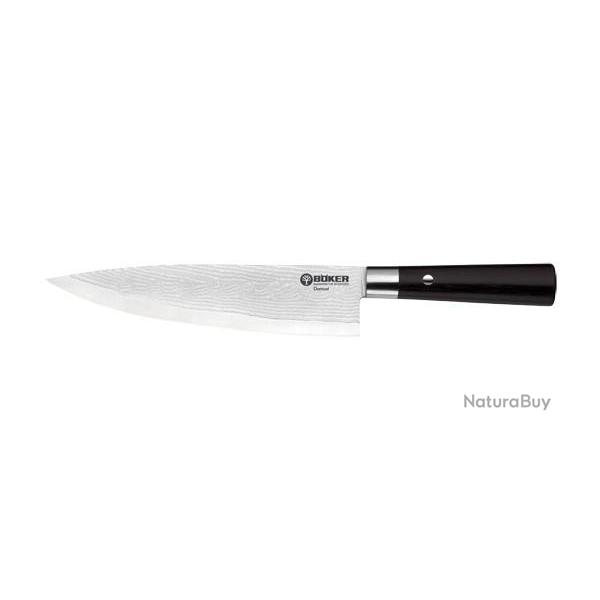 Couteau de chef Boker Cuisine B�ker Cuisine - Damas Noir lame 212 mm