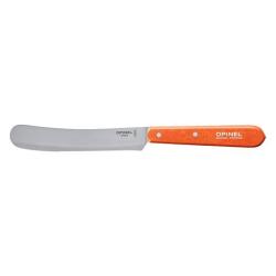 Couteau de table Opinel Couteau petit d&eacute;jeuner manche mandarine