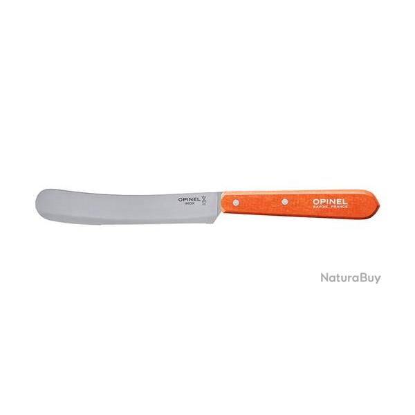 Couteau de table Opinel Couteau petit d�jeuner manche mandarine