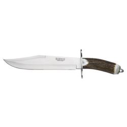 Couteau fixe Joker Bowie lame 250 mm manche bois de cerf