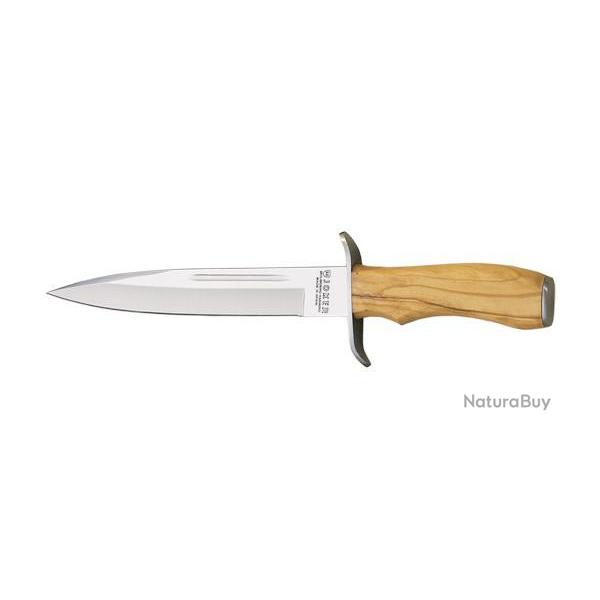 Couteau fixe Joker Dague lame 180 mm manche bois olivier