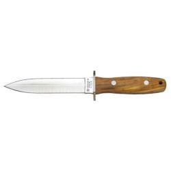 Couteau fixe Joker Dague lame 150 mm manche olivier bois naturel