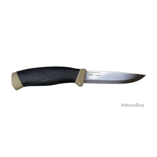 Couteau fixe Morakniv Companion manche sable/noir