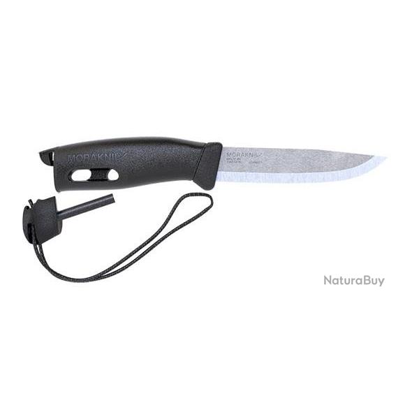 Couteau fixe Morakniv Companion Spark manche noir