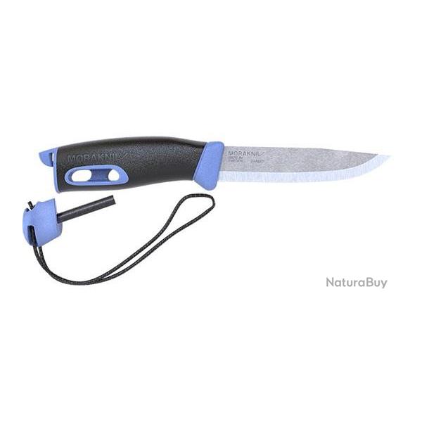 Couteau fixe Morakniv Companion Spark manche bleu