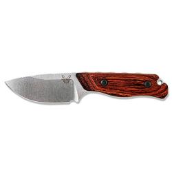 Couteau fixe Benchmade Hidden Canyon Hunter manche Bois stabilis&eacute;