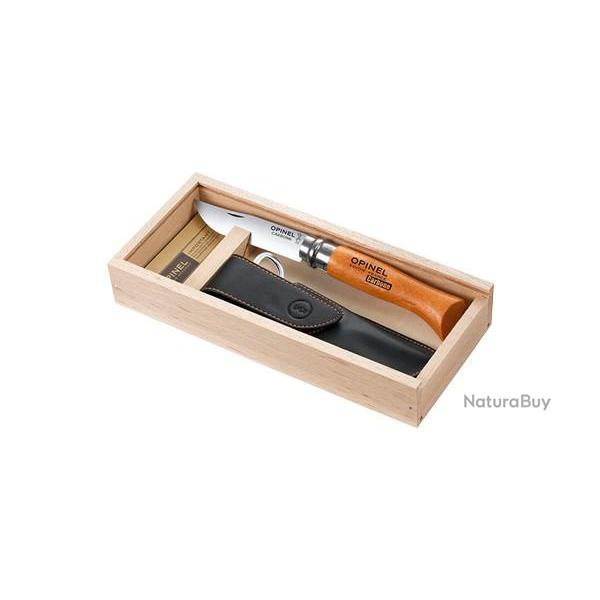 Couteau pliant Opinel Plumier Carbone n08 Htre
