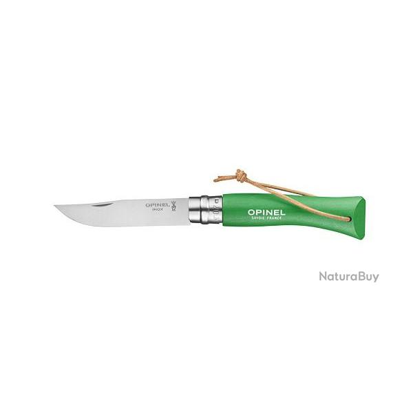 Couteau pliant Opinel Baroudeur N�07 Inox Vert prairie