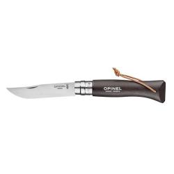 Couteau pliant Opinel Baroudeur N&deg;08 Inox Noir Brun