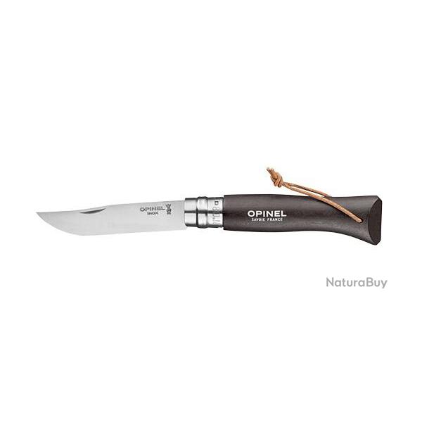 Couteau pliant Opinel Baroudeur N�08 Inox Noir Brun