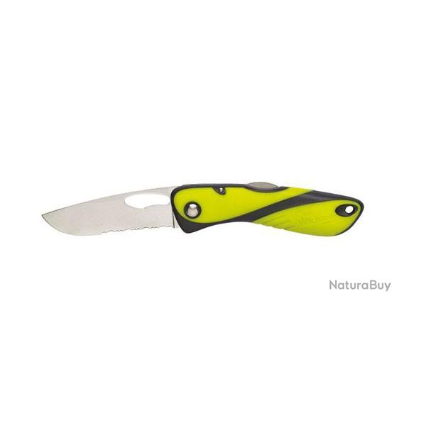 Couteau pliant Wichard Offshore Lame Mixte Vert fluorescent