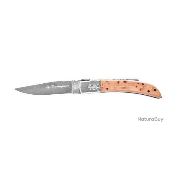 Couteau pliant Camarguais Camarguais N�12 Trident soud� manche en Gen�vrier