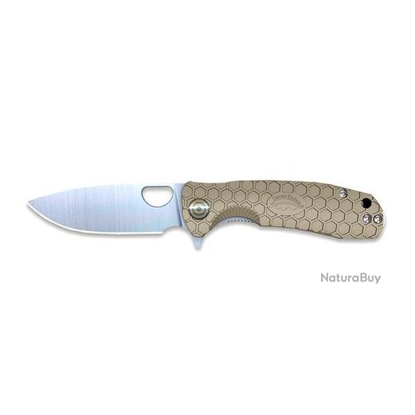 Couteau pliant Honey Badger Flipper Medium Tan