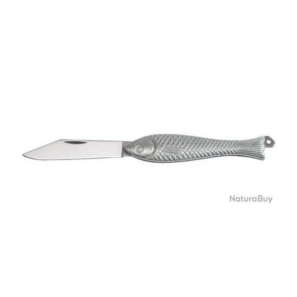 Couteau porte-cl�s Mikov Forme Poisson Argent�