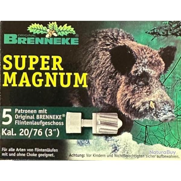 Balle FOB Silber Brennecke cal.20 par 25 (5 boites de 5)