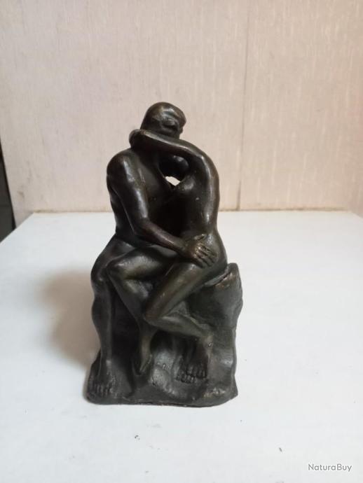 Parastone - Figurine Rodin - Le baiser - Bronze : 17 cm : Auguste Rodin