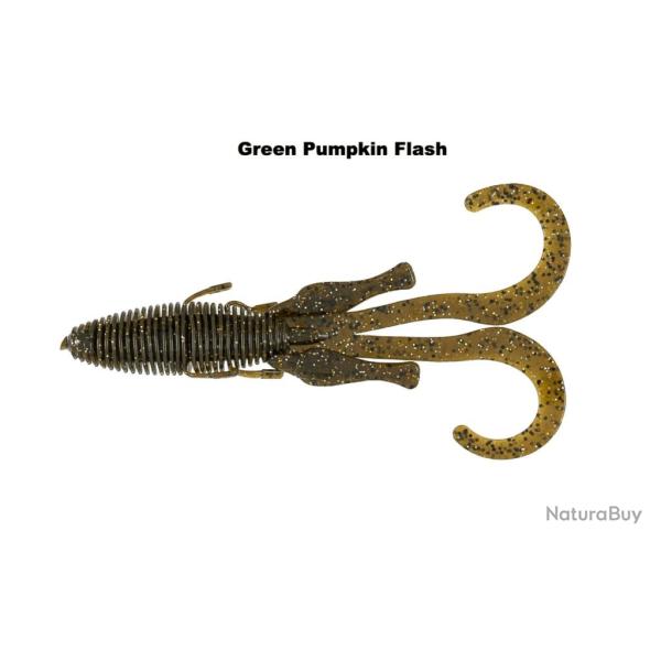 Leurre Souple Missile Baits D Stroyer 18cm Green Pumpkin Flash