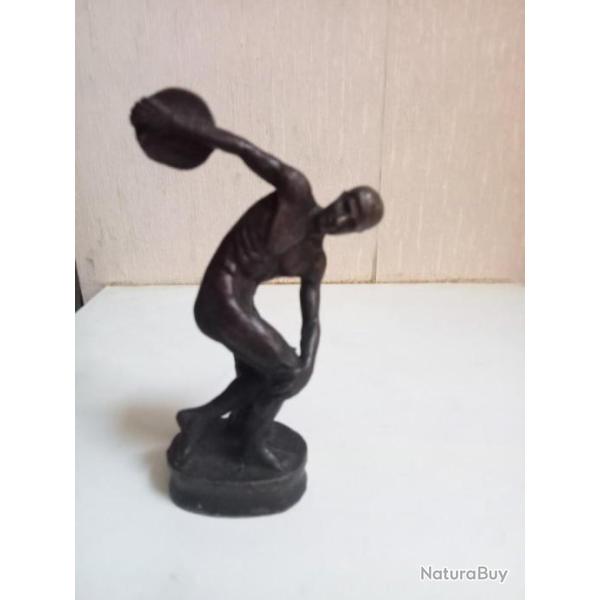 Le discobole de Myron Reproduction en Bronze hauteur 13,5 cm