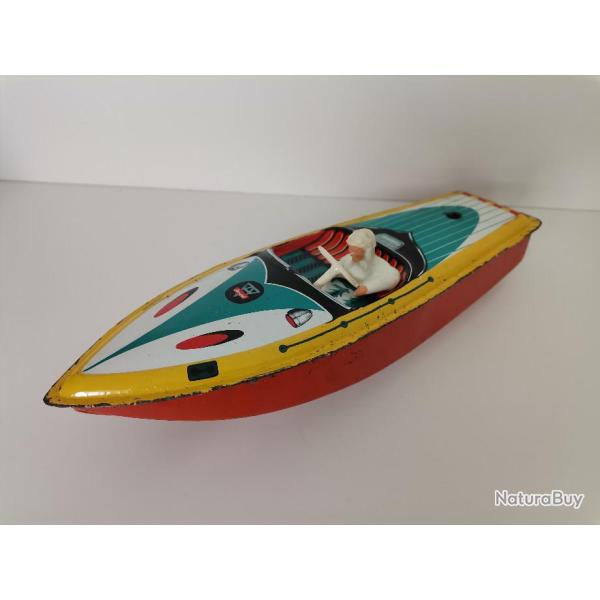 Bateau Arnold France en tle lithographie avec pilote