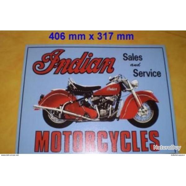 Plaque en t�le "INDIAN" !