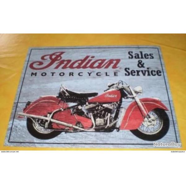 Plaque en t�le "INDIAN" ! 3