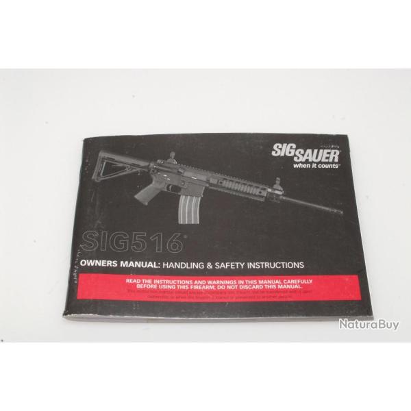 SIG SAUER SIG 516: Manuel