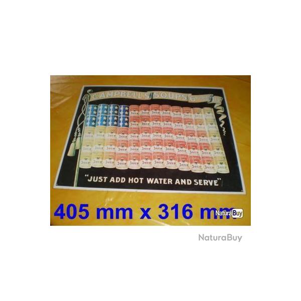 Plaque en t�le "CAMPBELLS SOUPS" !