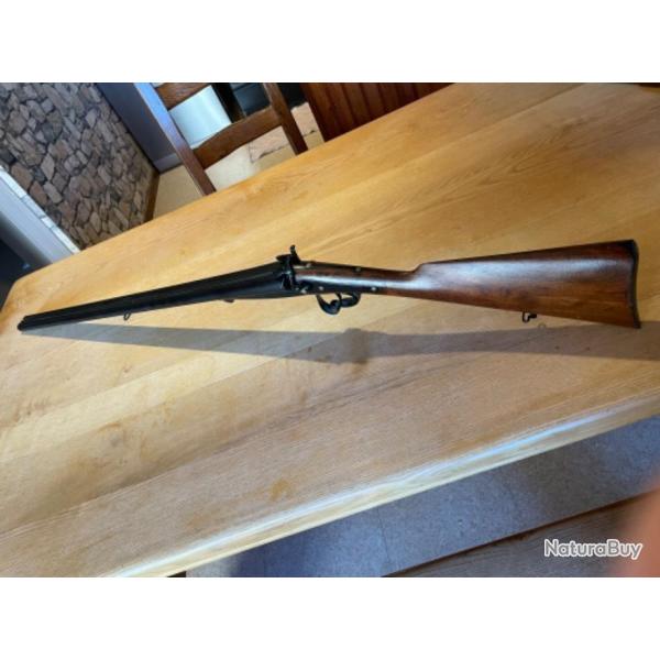 Fusil juxtapos� � broche St �tienne cal16
