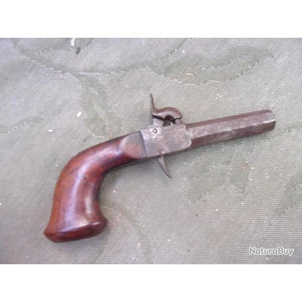 pistolet � percussion  18,5 cm