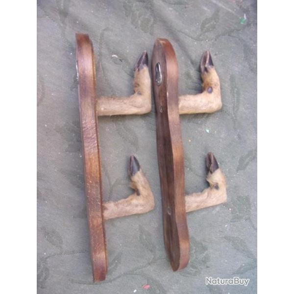 porte-fusil , ratelier pour deux  armes