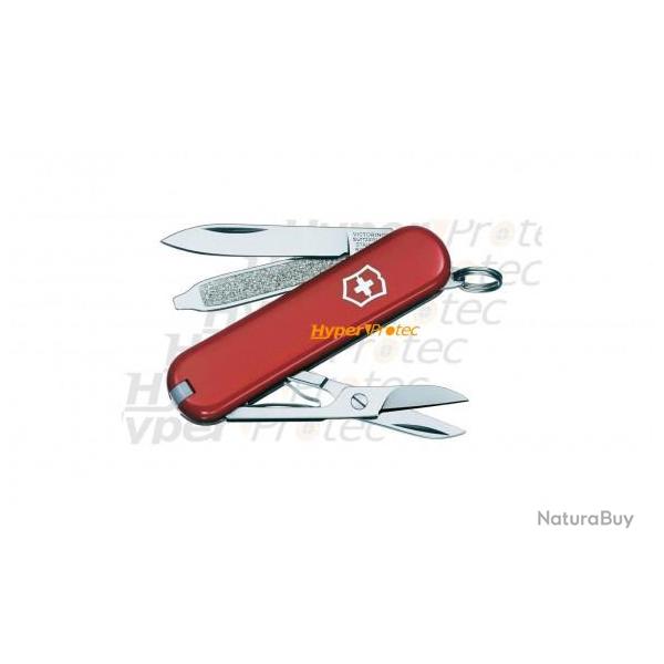 Couteau onglier Suisse Victorinox - Classic red - 7 outils
