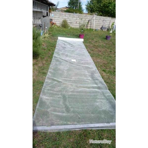 moustiquaire polyethylene anti insecte neuf 10m de long x1,50 m =3 E le m2 bas prix