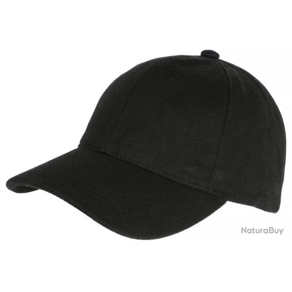 Casquette Baseball Laine Noire en Feutre Mode et Tendance Neyva Taille unique Noir