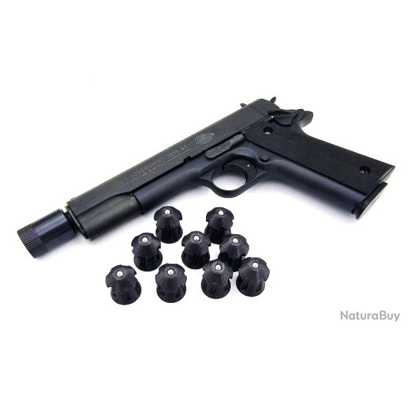 30 Ogives Superv�loce blind� pour 8 et 9 mm PAK embout 20mm