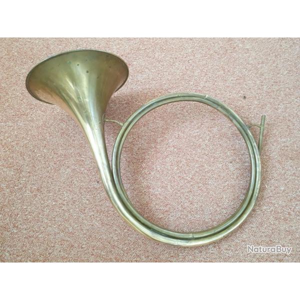 Trompe de chasse en r� mi-lourde prototype de NAUTILE avec embouchure neuve