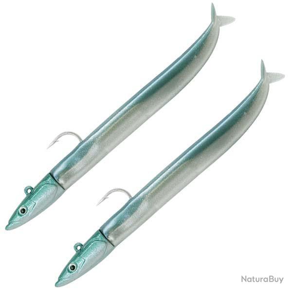 Double Combo Crazy Sand Eel 100 Off Shore - 10cm - 10g Pearl Blue