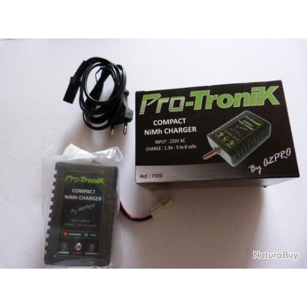 Chargeur rapide Airsoft automatique Ni-Cd/NiMh de 6v � 12v 1.3A mini/large *NEUF